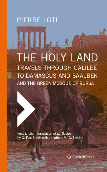 First English translation of La Galilee, an account of Pierre Loti’s travels in the Holy Land from Jerusalem to Beirut, via Damascus and many other interesting places, in 1894. Pierre Loti (1850-1923) was born Louis-Marie-Julien Viaud into a Protestant family in Rochefort in Saintonge, South-West France (now Charente Maritime). He was an officer of the French Navy and a prolific author of considerable note in 19th-/early-20th-century France, publishing many novels and numerous accounts of his travels around the world. He was a member of the French Academy. Apart from his literary talents, Loti was a pioneer photographer and this translation of his journey from Jerusalem to Beirut in 1894 is greatly enhanced by the reproduction of some of the photographs he took at the time. Volume includes a number historic photos taken by Pierre Loti and 1 map.