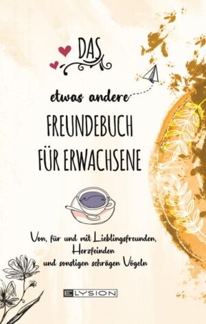 Das ultimative Freundebuch für Nicht-mehr-Kinder. Schließlich … so sagen es zumindest unbestätigte Gerüchte … haben auch Erwachsene Freunde. Oder Lieblingsmenschen. Oder Herzfeinde. Oder schräge Bekannte. Wem du das Buch also in die Hand drückst, ist dir überlassen. Das „Warum“ ebenfalls. Brauchst du mehr Input, um deine Freunde zu erpressen? Willst du sichergehen, dass sie nicht zu viel über dich wissen? Oder willst du einfach nur neue Verbindungen schaffen und Spaß haben? Das etwas andere Freundebuch ist ein perfektes Geschenk, ein toller Partyspaß - oder kann der Beginn einer interessanten Freundschaftsneugestaltung sein. Natürlich erfordern die Fragen im Buch viel Humor, Ehrlichkeit und eine echte Freundschaft (oder eine solide Feinschaft).