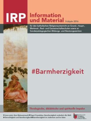 Liebe Kolleginnen, liebe Kollegen, „barmherzig werden bedeutet zu lernen, mutig zu sein in der konkreten und selbstlosen Liebe.“ So twitterte Franziskus,Papst am 2. April 2016 im Tweet@Pontifex_de. Dass der Papst auch hier die modernen Netzwerke nutzt, unterstreicht einmal mehr, wie sehr ihn die Sorge um einen menschenwürdigen, selbstlos liebenden Umgang mit allen Menschen umtreibt. Am 11. April 2015, dem Vorabend des Barmherzigkeitssonntags, hatte Franziskus,Papst im Petersdom die Verkün- digungsbulle Misericordiae vultus (Das Antlitz der Barm- herzigkeit) verlesen lassen und damit das Kernanliegen jesuanischer Botschaft als Herausforderung für Christinnen und Christen heute formuliert: „Seid barmherzig, wie es auch euer Vater ist“ (Lk 6,36). Zeugnis geben von der Barmherzigkeit des Vaters: das ist es, worum es vom 8. Dezember 2015 bis zum 20. November 2016 im Jahr der Barmherzigkeit geht, das Franziskus,Papst ausgerufen hat. Es wundert also nicht, dass auch die Tage der Religionslehrerinnen und Religionslehrer mit Erzbischof Stephan Burger im Herbst 2016 unter dem Leitgedanken Barmherzigkeit öffnet das Herz stehen. Denn auch Religionslehrerinnen und Religionslehrer sind Zeuginnen und Zeugen dieser Botschaft, was Susanne Orth, Leiterin der Abteilung Bildung im Erzbischöflichen Ordinariat, in ihrem einleitenden Schreiben zu diesen Fortbildungstagen unterstreicht. „Seid barmherzig, wie es auch euer Vater ist“ (Lk 6,36)-diesem provokanten Anliegen Jesu widmet sich die vorliegende Frühjahrsausgabe von I&M unter dem Titel #Barmherzigkeit und entfaltet es sowohl in theologischen wie auch unterrichtspraktischen Beiträgen: Nach einem deutenden Blick auf das Titelbild Jona unter dem Rizinusstrauch, mit dem Maria Jakobs zugleich einen ersten Einstieg in die Auseinandersetzung mit der Frage nach der Barmherzigkeit Gottes eröffnet, verdeutlicht das Interview mit Pater Bernd Hagenkord SJ, welch große Bedeutung barmherziges Handeln für Franziskus,Papst hat. Aus neutestamentlicher Perspektive erläutert Thomas Söding verschiedene Formen der Barmherzigkeit und ihr Spannungs- und Wechselverhältnis zum Begriff der Gerechtigkeit