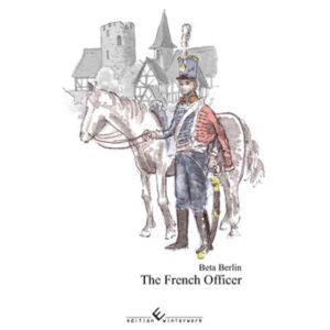 Beta Berlins novel tells the story of young Elise Minnrich and her family, who try to live as inoffensive and co-operative a life as possible in the restrictive, threatening atmosphere when Napoleons Great Army marches in. the story develops, with suspense and intrigue, as the characters develop to deal with situations they would not have met had normal life continued. However, there is always the mysterious presence of the French Officer, in his uniform of navy trousers with a golden stripe on the side and the red gold embroidered cape across his left shoulder, who suddenly appears at various times in Elises day-to-day life. Who is he and why does he appear out of nowhere, it seems, to frighten her?