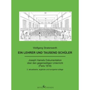 Im Zentrum des Buches steht das von Joseph Hamel, deutsch-russischer Staatsbeamter und Mitglied der Akademie der Wissenschaften in St. Petersburg, verfasste und im Jahre 1818 in deutscher Sprache in Paris erschienene Werk über den „gegenseitigen Unterricht“. Joseph Hamel dokumentiert darin ein Schul- und Unterrichtssystem, das der schottische Geistliche Dr. Andrew Bell 1797 im Militärwaisenhaus von Madras „erfunden“ hatte und das wenig später von dem Quäker Joseph Lancaster 1806 in ähnlicher Form in seiner Schule im Londoner Stadtteil Southwark entwickelt wurde. Das Grundprinzip der beiden Innovationen ist eine extreme Verlagerung der üblicherweise einem Lehrer vorbehaltenen Erziehungs- und Lehrtätigkeiten auf fortgeschrittene Schüler (Monitoren). Die Funktion des „Lehrers“ beschränkt sich darauf, das Gesamtsystem des Unterrichts organisatorisch einzurichten, zu überwachen und funktionsfähig zu halten. Durch die Übertragung der Lehrerfunktionen auf Monitoren war es in Verbindung mit einem komplexen, perfekt geplanten Arrangement von didaktisch-methodischen Maßnahmen möglich, einen Massenunterricht für bis zu 800-1.000 in einem einzigen und entsprechend großen Lehrsaal versammelte Schüler unter der Aufsicht nur eines Lehrers durchzuführen und den Schülern in kürzester Zeit, mit hoher Lerneffizienz und minimalem Kostenaufwand das Lesen, Schreiben und Rechnen beizubringen, religiöses Wissen zu vermitteln und sie in moralisch-sittlicher Hinsicht zu bilden. Sich mit Hamels Werk zu beschäftigen ist aus mehreren Gründen interessant und reizvoll: 1. Das von Hamel dargestellte monitoriale System des „gegenseitigen Unterrichts“ (Bell-Lancaster-System) gehört zu den spektakulärsten Didaktik-Entwürfen, die in der Geschichte der Pädagogik jemals verwirklicht worden sind. 2. Hamel dokumentiert das englische Unterrichtssystem in einer so umfassenden und detaillierten Weise, wie es von keinem anderen Autor geleistet worden ist. 3. Interessant und bemerkenswert ist auch der konkrete Entstehungshintergrund des Werkes: Hamel hat seine Dokumentation im Auftrage des russischen Zaren Alexander I. angefertigt. Seine Befunde und gutachtlichen Bewertungen des englischen Unterrichtssystems haben entscheidend zur Entstehung und Weiterentwicklung der russischen Lancasterschulbewegung beigetragen. 4. Ebenso besonders spannend und aufschlussreich ist schließlich die Biografie des Autors. Der 1788 in der Herrnhuter Brüdergemein Sarepta an der Wolga geborene und 1862 in London während eines Besuches der Weltausstellung gestorbene Arzt, Naturforscher und Technologe Joseph Hamel gehört sicherlich zu den interessantesten Forscherpersönlichkeiten der ersten Hälfte des 19. Jahrhunderts. Es waren nicht zuletzt diese Gründe, die auch Stratenwerth veranlassten, sich mit Hamels Werk auseinanderzusetzen, dessen vielfältige Entstehungsgeschichte zu rekonstruieren, es in die russische Lancasterschulbewegung einzuordnen und darüber hinaus eine aufwendige biografische Recherche durchzuführen. Nach dem Erscheinen der ersten Auflage im Jahre 2014 wurden neue, bis dahin unbekannte russische Informationsquellen gefunden und biografisch ausgewertet. Der Text der ersten Auflage musste deshalb aktualisiert und an mehreren Stellen ergänzt werden.