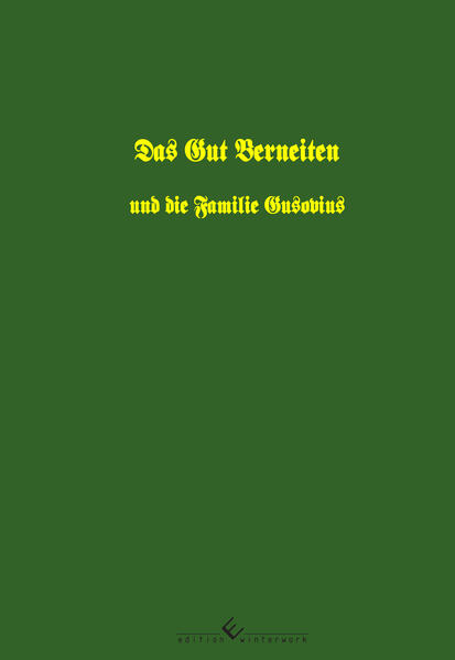 Dieses Buch ist eine Fortsetzung meines Buches „Die frühen Namensträger der Familie Gusovius“ da es die Stammlinie der Familie Gusovius von dem Enkel des Otto Friedrich Gusovius bis zur 3. Generation der Familie Gusovius auf dem Gut Berneiten beschreibt. Außerdem soll es ein Kompendium aller noch vorhandenen Unterlagen von und über Berneiten sein. Die vorhandenen Unterlagen sollen nur so weit mit erläutertem Text verbunden werden, wie es für das Verständnis notwendig ist. Weiterführende Unterlagen, wie z.B. über die verwandtschaftlichen Zusammenhänge mit den Familien Reimer, Burchard, Bender und Käswurm sollen eventuell in einem nachfolgenden Buch aufgeführt werden.