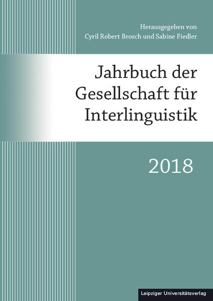 Jahrbuch der Gesellschaft für Interlinguistik 2018 | Bundesamt für magische Wesen