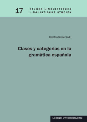 Clases y categorías en la gramática española | Carsten Sinner