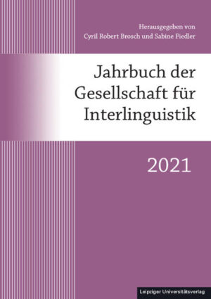 Jahrbuch der Gesellschaft für Interlinguistik | Bundesamt für magische Wesen