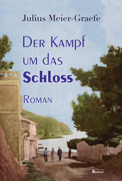 DER KAMPF UM DAS SCHLOSS ist ein semi-autobiographischer Roman, der an der Cote D‘Azur der dreißiger Jahre spielt. Julius Meier-Graefe lebte mit seiner Frau Annemarie — im Buch „Bab“ genannt — in Saint Cyr-sur-Mer, in einem Haus, das im Volksmund „Das Schloss“ heißt. Der Ich-Erzähler mietet das Schloss von Monsieur Grosjean, dem örtlichen Großgrundbesitzer und Kulturmäzen. Nun lebt das deutsche Paar im Städtchen, zusammen mit Pastis trinkenden, Boule spielenden und philosophierenden Honoratioren, Bauern und Handwerkern, mit Pferden und Katzen, Dorffesten, Hochzeiten und Begräbnissen. Bald aber kommen Künstler aus Deutschland