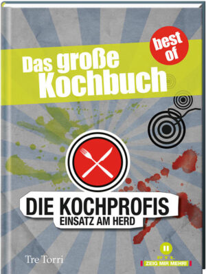 Die geballte Kochprofi-Power in einem Buch. Das „Best of“ zur Kultsendung auf RTL II aus allen drei Kochbüchern – mit über 200 Rezepten und zahlreichen Step-by-Step-Fotos zum leichteren Nachkochen. Da ist für jeden Geschmack etwas dabei! Vom Anfänger am Herd bis zum ambitionierten Könner findet jeder das Passende. Ob Suppen oder Eintöpfe, ob unkomplizierte Snacks oder ausgefeilte Hauptgänge, ob für viele oder wenig Gäste, die Kochprofis liefern euch wieder reichlich Ideen zum Nachkochen. Also wie gewohnt: allerhand für vorneweg, mittendrin und hinterher. Nebenbei geben Frank Oehler, Nils Egtermeyer, Ole Plogstedt und Andi Schweiger jede Menge Tipps, Tricks und Infos– einfach zu verstehen und umzusetzen. Ganz nach der Kochprofi- Devise: Kochen macht Spaß!