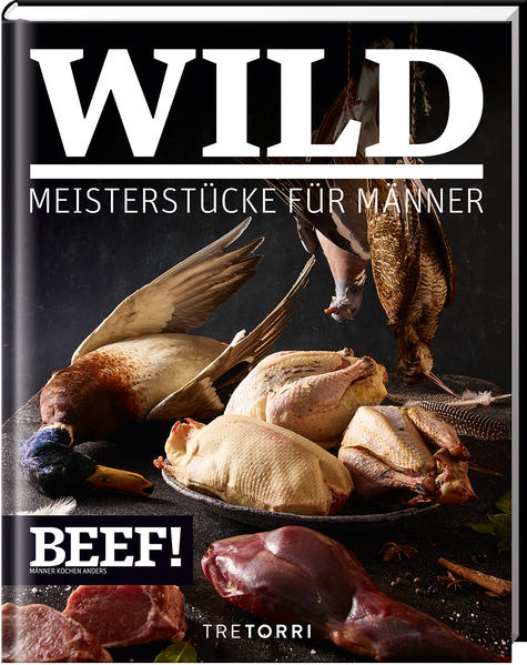 AUF DER JAGD NACH DEM GUTEN GESCHMACK Waidmannsheil! Rein in den Wald und die Pirsch kann beginnen. Mit dem neuen Buch BEEF! WILD sind Sie genau auf der richtigen Fährte. Ohne Berührungsängste nimmt sich BEEF! in diesem Band dem Thema Wild an und führt selbst bisher ausschließlich nach Parkplätzen jagende Städter behutsam an das Sujet heran. Die Strecke bietet neben wichtigen Grundrezepten mehr als 55 besondere Wildrezepte für Hirsch und Reh, Kaninchen und Hase sowie natürlich Federwild. Und liefert Antworten auf essenzielle Fragen: Wie läuft eine Jagd überhaupt ab? Welche Tierethik steht hinter verantwortungsvoller Jagd? Und warum ist Wild so gesund? BEEF! WILD - das Buch für alle, die es gerne wild lieben.