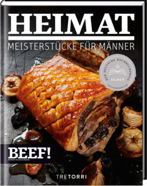 BEEF! HEIMAT - Zurück zum Ursprung Der zehnte Band der Bestseller-Reihe der BEEF!-Meisterstücke ist tief mit dem Heimatboden verwurzelt: Regionalküchen spiegeln kulturelle Traditionen wider, die von den Kulturlandschaften einer Region und ihren Bewohnern bestimmt werden. Der 10. Band nimmt sich diesem emotionalen und spannenden Thema an. Aufgeteilt nach Himmelsrichtungen (ent-)führen Streifzüge durch Heide und Wälder, entlang der Küste und über Streuobstwiesen und bringen die Lebensmittel und Gerichte dieser so unterschiedlichen Regionen Deutschlands näher. Porträts und Reportagen über einzigartige Produkte und ihre Anhänger, die sich der Bewahrung dieser regionaltypischen Spezialitäten verschrieben haben. Ein ganz besonderer BEEF-Titel, um sich auf das Ursprüngliche zu besinnen.