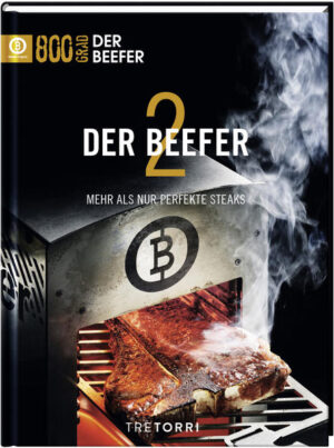 LET IT BEEF! Mit der perfekten Hitze von über 800 °C wird auch im zweiten Band gezeigt, wie man Fleischgenuss revolutionieren und echte New York Steak House Qualität zu Hause erleben kann. Neben dem Beefer One gibt es nun neue heiße Eisen, den One Pro sowie die beiden Beefer XL – für noch mehr vielseitigen Genuss. Zahlreiche Spitzenköche und waschechte Beefer-Fans lassen sich über die Schulter schauen und verraten ihre persönlichen Rezeptkreationen. So erhalten neben den bekannten Grill-Klassikern wie Burger, Steaks & Co. auch Fisch, Meeresfrüchte, Gemüse und sogar Desserts erst durch das Beefen den besonderen Kick. Also, beef it or leave it!