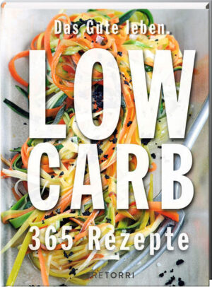 LOW CARB Das Gute Leben - 365 Rezepte für jeden Tag Low Carb, eine Ernährung mit wenig Kohlenhydraten, ist längst in aller Munde, spiegelt sie doch zugleich die Lust an Genuss und ein gesteigertes Bewusstsein für Ernährung wider. Low Carb bedeutet längst nicht Verzicht, sondern die Möglichkeit seine Ernährung nachhaltig umzustellen, Gewicht zu reduzieren und sich wohler zu fühlen. Der dritte Band der Erfolgs-Reihe „das Gute leben“ liefert dabei eine bunte Auswahl an köstlichen Rezepten, die sich perfekt in den Alltag integrieren lassen und zum Ausprobieren, Schlemmen und Genießen einladen. Guten Appetit!