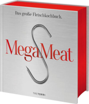 MEGA MEAT Hier ist der Name Programm: Das Standardwerk rund um Fleisch! Das großformatige Buch trumpft auf 440 Seiten mit einer umfangreichen Rezeptsammlung rund um die Zubereitung verschiedener Fleischsorten auf. Die Rezepte sind dabei in Kategorien eingeteilt, die Wissenswertes und Genussvolles vermitteln. Die bildgewaltige Fotografie rundet dabei die große Rezeptvielfalt samt Expertentipps ab. Ein opulenter Band mit spannenden Inhalten, köstlichen Rezepten, Wissenswertem zu Gar- und Schnitttechniken und vielem mehr! Ein Buch für alle Liebhaber des Grillens, Marinierens, Garens & Co. von Fleisch. Besonderes Highlight: Die veredelte Buchausstattung mit Metall-Optik und rotem Farbschnitt!