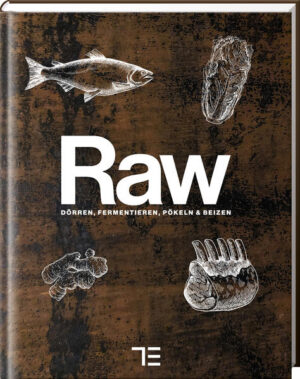 RAW - in anderen (kulinarischen) Sphären Im Temperaturbereich zwischen -8 und +100 Grad Celsius passiert einiges. Salzen, Beizen, Dörren und Fermentieren zeigen Fisch, Fleisch und Pflanzen in neuer Dimension. Denn was einst allein der Haltbarkeit diente, überrascht heute mit Texturen und Aromen, die wir längst vergessen hatten. Der neue TEUBNER Titel „RAW“ bietet auf 224 Seiten einen fundierten Überblick über alte Kulturtechniken und erzählt deren Geschichte. Die Rezepte sind dabei so vielfältig wie die Küchentechniken selbst: Gedämpfte Jakobsmuscheln, Gebeizter Rehrücken mit Kohlrabisalat, Carpaccio mit fermentierter Knoblauchpaste und Limettenöl oder Sashimi mit eingelegtem Ingwer.