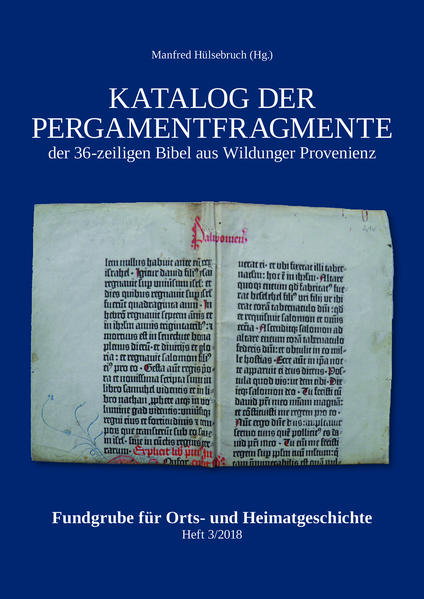 Katalog der Pergamentfragmente der 36-zeiligen Bibel aus Wildunger Provenienz | Bundesamt für magische Wesen