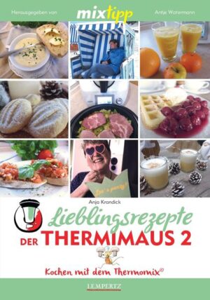 Der große Erfolg des ersten Kochbuchs von Anja Krandick ließ uns keine Wahl: Hier folgt der heiß ersehnte zweite Rezeptband der Thermimaus. In diesem hat sie gemeinsam mit dem Team mixtipp ihre kreativen und schmackhaften Rezepte für den Alltag und besondere Gelegenheiten mit dem Thermomix zusammengestellt. Anja Krandick verbindet mit dem Thermomix viele Kindheitserinnerungen, denn ihre Eltern hatten eines der ersten Modelle. Und das schmeckt man! Denn es wird deftig, lecker und authentisch mit den neuen Gerichten der Thermimaus. Von Eierpunsch über Pizzakranz, Kartoffelcremesuppe und belgische Waffeln mit heißen Kirschen reicht ihr buntes Potpourri. Damit wird sie nicht nur ihre zahlreichen Youtube- Fans überzeugen, sondern auch neue Fans dazu gewinnen!