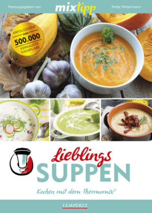 Du liebst Suppen? Kein Wunder! Italienische Gemüsesuppe, Bananensuppe, Gurkensuppe mit Joghurt und Krabben und viele mehr: Kaum ein Gericht hält so viele köstliche Zubereitungsmöglichkeiten für dich bereit. Ob feine Bouillons für einen appetitanregenden Start in ein Menü oder herzhafte Eintöpfe, die dich an kalten Tagen tragen: In diesem Buch findest du die leckersten und beliebtesten Suppenrezepte, mit denen du deine Lieblingssuppen neu erfinden und neue köstliche Varianten entdecken kannst. Dabei lassen sich natürlich alle einfach und schnell mit dem TM 5 und den TM 31 zubereiten. Mal deftig, mal leicht, mal international und mal traditionell - das sind unsere Mixtipp-Lieblingssuppen!