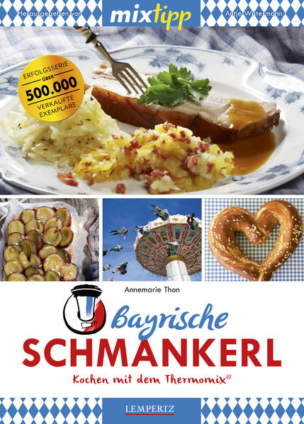 Herrschaftszeitn noch a moi! Bayrische Schmankerl, wer kennt sie nicht? Brez’n, Fleischpflanzerl oder Kartoffelsalat - gutes bayrisches Essen ist fast allen Hobbyköchen ein Begriff. Doch für eine Reise ins Land der bayrischen Schmankerl brauchst du keine Koffer zu packen: eine bunte Mischung der bekannten Leckereien findest du hier in diesem Buch! Ob zur Brotzeit oder als Hauptspeise, für jeden Anlass und Geschmack ist etwas dabei. Schweinsbraten mit Knödeln und Kraut darf dabei ebenso wenig fehlen wie Kässpatzn oder die deftige Biersuppe. Lade deine Spezis nach Hause ein und verwöhn sie mit frisch gebackenen Laugenherzen, Fleischpflanzerln oder Krautsalat. Oder mögt ihr es lieber süß? Wie wäre es dann mit einer klassischen Bayrisch Creme zum Dessert oder einem Zwetschgendatschi zum Nachmittagskaffee? Unsere Autorin Annemarie Thon hat sich mit dem Team Mixtipp durch ganz Bayern geschlemmt