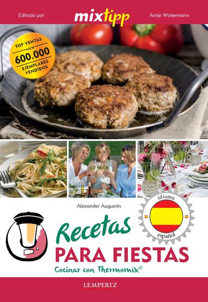 ¿YA USAS THERMOMIX®? ¿Quieres organizar una fiesta de cumpleaños o una fiesta de Halloween? ¿Buscas ideas para celebrar una fiesta en el jardín? En este libro encontrarás recetas muy originales y ricas, aptas para cualquier ocasión. Caracoles de pizza, ensalada colorida de espaguetis, Guacamole, queso crema con pimiento, triángulos de nuez o crema bahía de coco con salsa de piña, son solo unas de las recetas, que harán que todas tus fiestas sean un éxito. Da igual que sea una fiesta para 5 o para 50 personas. Alexander Augustin ha seleccionado en este libro sus mejores recetas para tentempiés dulces y salados, como también recetas para platos individuales o bufés completos. Todas las recetas las puedes preparar fácilmente con la TM5® o la TM31®. Así podrás hacer la preparación de tu fiesta sin estrés y dedicarte con toda tranquilidad a tus invitados y desfrutar tu fiesta. ¡La Thermomix® se preocupará de la comida!