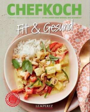 Gesundes Essen bedeutet weder Verzicht noch geschmackliche Kompromisse! Dies beweisen 50 Top-Rezepte von Usern der Plattform CHEFKOCH. Ob Vegetarischer Borschtsch oder Kürbissuppe mit Ingwer und Kokosmilch - hier zeigt sich, wie man die Ernährung spielend leicht und verblüffend schmackhaft umstellen kann. Was bleibt? Eine natürlich ausgewogene Ernährung mit ausgezeichnetem Geschmack! ® Lizenz der Marke CHEFKOCH durch CHEFKOCH GmbH eine 100 % Tochter der Gruner + Jahr Deutschland GmbH - Alle Rechte vorbehalten