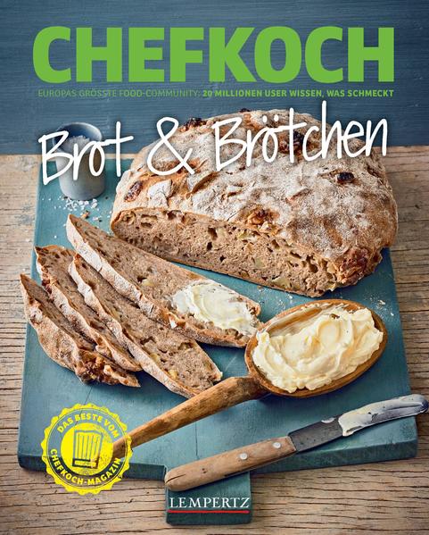 Wer liebt nicht den Geruch von frischem Brot oder den Genuss eines warmen Brötchens am Morgen? Sparen Sie sich jetzt den Weg zum Bäcker und backen Sie Ihr Lieblingsbrot selbst! Ob rustikales Mehrkornbrot oder süßes Gebäck: In der neuen Ausgabe unserer CHEFKOCH-Reihe finden Sie die richtige Inspiration und vor allem die passenden Rezepte für jeden Geschmack. Herrlicher Hefezopf, köstliches Kürbisbrot oder schmackhafter, Sommer-Brotkranz - lernen Sie das ganze Alphabet des Brotbackens kennen. Wir wünschen viel Spaß beim Backen und guten Appetit beim Verspeisen des selbstgemachten Brots und der knusprigen Brötchen am Frühstückstisch! ® Lizenz der Marke CHEFKOCH durch CHEFKOCH GmbH eine 100 % Tochter der Gruner + Jahr Deutschland GmbH - Alle Rechte vorbehalten