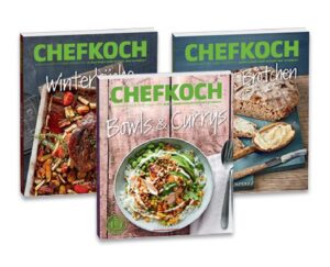 357 Seiten Genuss, durchgehend farbig bebildert, mit den leckersten Chefkoch- Rezepten und tollen Tipps. Alle Rezepte entstammen der großen Chefkoch-Community, sind mehrfach getestet und mit Geling- Garantie! Die leckersten Momente im Trippel- Pack! ® Lizenz der Marke CHEFKOCH durch CHEFKOCH GmbH eine 100 % Tochter der Gruner + Jahr Deutschland GmbH - Alle Rechte vorbehalten