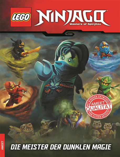 Ein riesen Ninja- Lesespaß! In Ninjago Stadt ist Frieden eingekehrt, der nicht von Dauer sein wird. Als der geheimnisvolle Meister Chen die Ninja zu einem Turnier der Elemente in seine Arena einlädt, beginnt ein gefährliches Abenteuer, dem bald ein weiteres mit dem Auftauchen von Morro, dem Meister der Winde, folgt. Ohne die Kraft von Spinjitzu wären die fünf jungen Ninja verloren … • 6 abgeschlossene Geschichten in einem Band • mit Einführung und umfangreichem Glossar • handgemalte Illustrationen auf jeder Doppelseite LEGO, das LEGO Logo, die Konfiguration der Noppen, die Minifigur und NINJAGO sind Warenzeichen der LEGO Gruppe. ©2017 The LEGO Group. Produziert von AMEET Sp. z o.o., lizenziert durch die LEGO Gruppe.