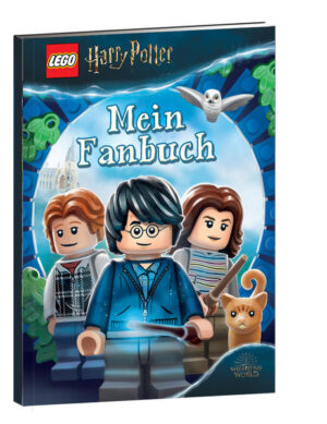 Magische Abenteuer in Hogwarts! Das ultimative Buch für Fans. Erlebe mit dem Harry- Potter- Fanbuch den Zaubereialltag! Dieses LEGO® Harry Potter™ Fanbuch ist ein Muss für jeden eingefleischten Fan, der seine eigenen Zaubertränke brauen, Zaubersprüche ausdenken und einen Patronus beschwören möchte. Mit den handgezeichneten Illustrationen bieten die Mitmachseiten tolle Möglichkeiten der kreativen und individuellen Gestaltung. Das Mitmachbuch ist für Kinder ab sechs Jahren geeignet. Copyright © 2020 Warner Bros. Entertainment Inc. WIZARDING WORLD characters, names, and related indicia are © & ™ Warner Bros. Entertainment Inc. WB SHIELD: © & ™ WBEI. Publishing Rights © JKR. (s20) LEGO, the LEGO logo, the Brick and Knob configurations and the Minifigure are trademarks of the LEGO Group. ©2020 The LEGO Group. Produced by AMEET Sp. z o.o. under license from the LEGO Group.