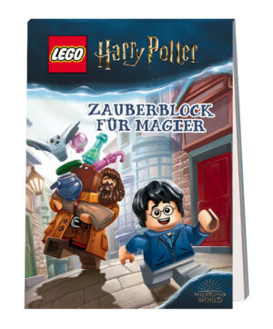 Rätselspaß für zu Hause und unterwegs Abwechslungsreiche Rätsel im neuen Format Junge Harry Potter Fans können ihre Faszination für die magische Welt von LEGO® Harry Potter™ mit dem handlichen Rätselblock überall ausleben. Ob zu Hause oder unterwegs, diese kniffligen Rätsel lassen sich überall lösen. Ein magisches Abenteuer mit Harry und seinen Freunden wartet darauf entdeckt zu werden, spannende Missionen und kreative Aufgaben sorgen für eine maximale Abwechslung. Der Rätselblock eignet sich hervorragend für Kinder ab 6 Jahren. Copyright © 2021 Warner Bros. Entertainment Inc. WIZARDING WORLD characters, names, and related indicia are © & ™ Warner Bros. Entertainment Inc. WB SHIELD: © & ™ WBEI. Publishing Rights © JKR. (s20) LEGO, the LEGO logo, the Brick and Knob configurations and the Minifigure are trademarks of the LEGO Group. ©2021 The LEGO Group. Manufactured by AMEET Sp. z o.o. under license from the LEGO Group.