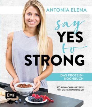 100% Proteinpower: Das Kochbuch von Antonia Elena, einer der wichtigsten Fitness-Influencern im deutschsprachigen Raum, stellt eine energiereiche Ernährung für Sportler und Hobby-Athleten vor, die sich optimal zu ihrem Trainingsplan ernähren möchten. Jede Körperzelle besteht aus Eiweiß, deshalb sind Proteine die Wunderwaffe für den Muskelaufbau. Im Grundlagenteil erklärt sie den Trend der Proteinküche und lässt so jeden seine eigene, individuelle Ernährungsstrategie finden. Zudem liefert das Buch über 70 Wohlfühl-Rezepte für die optimale Unterstützung des Muskelaufbaus - viele davon auch für Veggie- oder Low Carb-Küche. Plus: viele gesunde Snack-Ideen für unterwegs.