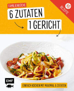 So einfach war Kochen noch nie! Mit maximal 6 Zutaten leckere Gerichte zubereiten - und das für einen kleinen Preis! Die genialen und ganz einfachen Rezepte sind schnell zubereitet, durch die extrapraktische Aufmachung mit Zutatenfotos und präziser Schritt-für Schritt-Anleitung sind Aufläufe, Pasta und einfache Alltagsgerichte, die der ganzen Familie schmecken, auch nach einem stressigen Tag fix gekocht. Große Vielfalt, wenige Zutaten - genial einfach!