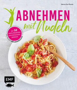 Das erste Kochbuch zur Nudel-Diät - abwechslungsreich, leicht und lecker! Das Nudelregal hat Zuwachs bekommen: Nudeln aus Hülsenfrüchten gibt es mittlerweile in allen Formen und Farben. Nudelprodukte aus Linsen, Erbsen, Bohnen und Co. sind DER Trendfood 2019 - und man kann mit ihnen ganz leicht und lecker abnehmen. Denn in diesen Nudelprodukten mit einem höheren Proteingehalt und komplexeren Kohlenhydratketten werden die Kalorien quasi ausgehebelt. Sabrina Sue Daniels präsentiert hier 50 Rezepte für Kichererbsen-Fusili, Spaghetti aus gelben Linsen oder Konjaknudeln und kombiniert sie mit leckeren Soßen zu vollwertigen Pastagerichten.