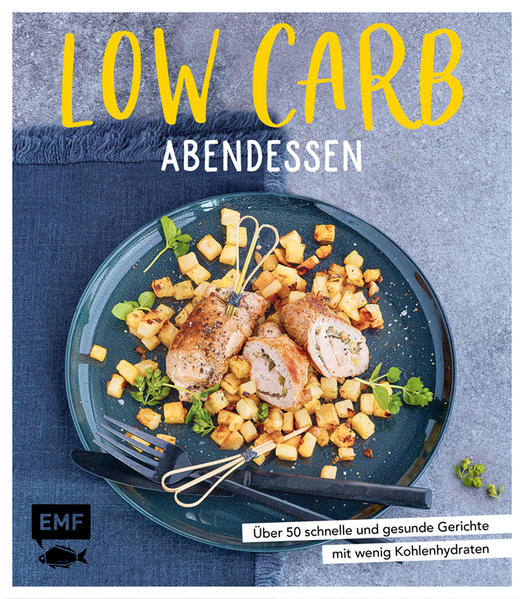 Cheeseburger zum Abendessen? Mit einem Döner den Feierabend einläuten? Leicht essen und vielleicht auch noch abnehmen wollen? Mit "Low Carb Abendessen" ist das gar kein Problem! Dass man auch ohne Kohlenhydrate auf Genuss nicht verzichten muss, zeigen die über 50 innovativen Rezepte, mit denen man erfolgreich sein Gewicht reduzieren kann. Leckere Hauptgerichte sind ganz schnell und mithilfe des Ofens zubereitet. Beim Cheeseburger wird das Weizenbrötchen durch ein Omelett ersetzt, den Döner kann man mit luftig-lockerem Wolkenbrot aus Eiern und Frischkäse low carb genießen. Alle Pasta-Fans können die Teigwaren einfach durch Gemüsenudeln ersetzen und schon steht der Bolognese nichts mehr im Weg. Profitipps und -tricks zum Low-Carb-Vorrat und für die entspannte Feierabendküche runden das Buch ab. Leichte Abendbrot-Gerichte zum Abnehmen, Fitfühlen, Schlankbleiben und einfach nur genießen!