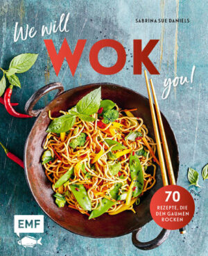 WOK this way! Einen Wok gibt es fast in jedem Haushalt - nur manchmal fehlt es an Inspirationen, was man mal anders darin kochen kann. Hier finden sich 70 geniale Rezepte aus China, Vietnam, Thailand, Indonesien, Korea und Indien, die der gusseisernen Pfanne wieder neue Schärfe geben. Gemüse, Tofu, Fisch, Fleisch, Reis, Nudeln und mehr werden in alltagstauglichen und leicht umsetzbaren Gerichten zu neuen schmackhaften Gerichten kombiniert. Als innovatives Plus gibt es kreative Wok-Crossover-Rezepte wie den Paella-Wok, Saltim-Wok-ka, One-Wok-Döner oder Wok au Vin.