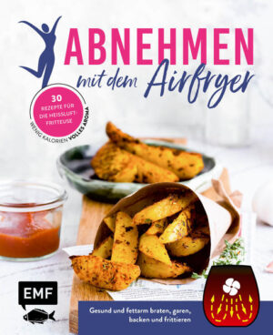 - Kalorienarme Lieblingsrezepte aus der Heißluftfritteuse: von Süßkartoffel-Pommes bis Apfeltaschen - Wunderwaffe Airfryer: grillen, garen, braten, frittieren, backen, dämpfen ... - Geschmackserhaltend frittieren mit sagenhaften 70 % weniger Fett!