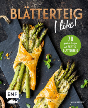 - Novität! Länderküche trifft Blätterteig - neue spannende Rezepte mit Fertig-Blätterteig - Auf jeder Party der Hit: Chili Cheese Bites, Blätterteigwaffeln, Falafel-Rolls mit Kichererbsenfüllung, Spargel-Ricotta-Tarte und vieles mehr - Ein absolutes Muss