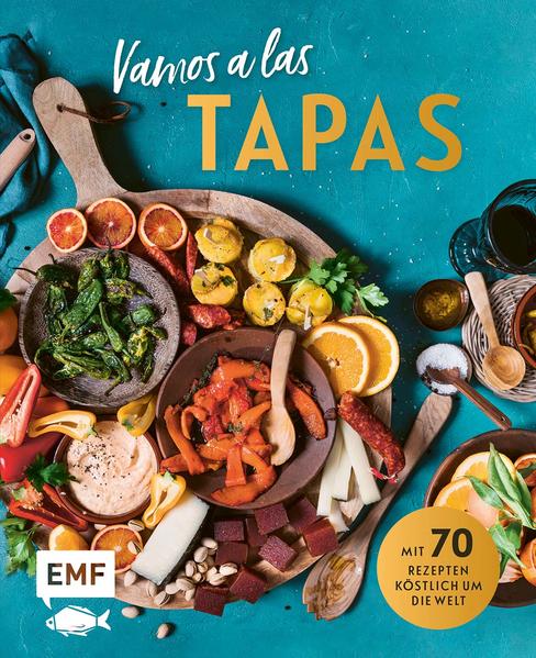 - Tapas around the world: Gebratene Pimientos mit Orangen-Safran-Aioli, Artischocken mit Trüffel-Mayonnaise, Samosas mit Joghurt-Minz-Dip und mehr - Mit 70 raffinierten Rezepten für Antipasti, Snacks, Fingerfood, Saucen, sowie kleine und größere Gerichte