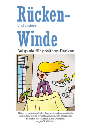 Hier schildert der Autor Joh. R. M. Christl, der aus der nördlichen Oberpfalz stammt, in autobiografischen Auszügen und in humoristischer Weise folkloristische wie auch erotische und kriminalistisch interessante Aspekte seines erlebnisreichen Lebens. Erstmals hat hier ein Autor lebensnahe Momentaufnahmen seiner persönlichen Lebensgeschichte mit zeitgeschichtlichen und anderen Fakten unterlegt, die für den Leser einen Bezug zur Wirklichkeit herstellen lassen. Er streift dabei die Kriegsjahre des Zweiten Weltkrieges, wie sie in der Provinz erlebt wurden. Er beschreibt die Nachkriegsjahre unter amerikanischer Besatzung und ihre Folgen für die damalige Jugend ebenso wie erste Liebesabenteuer und lustige Begebenheiten seiner nächsten Umgebung. Bis herauf in die Gegenwart findet der Leser amüsante Ereignisse des Autors auch im zwischenmenschlichen Bereich. Rückenwind bedeutet für ihn im übersetzten Sinne immer wieder psychologischen Auftrieb auch in schweren Zeiten und steten Antrieb, die Leichtigkeit des Seins zu erkennen und zu nutzen. Alle Anekdoten sind großteils tatsächliche Erlebnisse des Autors.