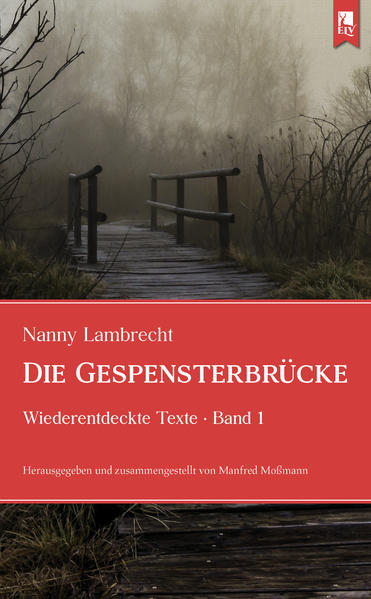 Nanny Lambrecht war in den ersten drei Jahrzehnten des zwanzigsten Jahrhunderts eine überregional bekannte und erfolgreiche Autorin. Sie veröffentlichte zwanzig Romane und mehrere Bände mit Kurzprosa, in denen sie das harte Leben der Menschen im Venn und im Hunsrück in naturalistischer Art und Weise abbildet. Neben der titelgebenden Schauergeschichte über die »Gespensterbrücke« hat der Herausgeber Manfred Moßmann unter anderem die Erzählung »Das Lumpenfränz«, in der es um die erdrückende Armut der Protagonistin und ihres Jungen geht, und die Novelle »Der Hirt im Moor« ausgewählt, die durch Wortneuschöpfungen und eine gelungene Literarisierung der Landschaft besticht.