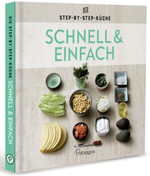 Blitzschnell, einfach & lecker kochen! - 60 blitzschnelle Rezepte zu Hauptgerichten mit Fleisch, Fisch oder vegetarisch und Desserts - Alle Gerichte sind in weniger als 30 Minuten zubereitet - Klare und anschauliche Step-by-Step-Fotos zu jedem einzelnen Zubereitungsschritt - Einfache, kurze Anleitungen, die auch absolute Anfänger zum Erfolg führen Frische Gerichte in weniger als 30 Minuten auf dem Tisch! Unsere 60 Blitzrezepte bieten Genuss und Abwechslung für jeden Tag und jeden Gaumen. Egal ob ungeübte Köche oder erfahrene Hobbyköche, diese Rezepte gelingen immer. Denn alle Arbeitsschritte sind mit einem Foto illustriert und zeigen alles von der Zusammenstellung der Zutaten bis hin zum fertig angerichteten Teller. So steht der leckeren Feierabend-Küche oder dem Familienessen nichts mehr im Wege. Genießen Sie köstliche Hauptgerichte mit Fleisch, Fisch oder Gemüse und servieren Sie Ihren Lieben Putenschnitzel mit Parmaschinken, knusprige Lammkoteletts, cremiges Fischgratin oder Spargelrisotto. Zum Dessert bieten sich ein schnelles Tiramisu, Birnen-Schoko-Pfannkuchen und gekühlter Schokoladenkuchen an. Da wird jeder Tag zum Genuss!