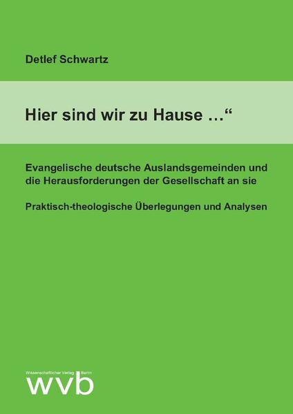 Dr. Dr. Detlef Schwartz, Jahrgang 1954, gegenwärtig mit der Tourismusseelsorge der EKD auf Lanzarote beauftragt, be­schreibt Möglichkeiten für deutsche Auslandsgemeinden, sich im europäischen und außereuropäischen Umfeld als diakonische Gemeinden zu definieren. Die Grenzen, die sich dabei auftun, reflektiert er vor dem Hintergrund des von Paul Tillich maßgeblich dargestellten Zusammenhanges von Religion und Kultur. Teile der Untersuchung sind auf Englisch verfasst und reflektieren Erfahrungen und Erkenntnisse, die der Verfasser in den USA gesammelt hat.