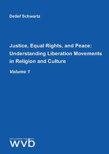 The Rev. Dr. Dr. Detlef Schwartz who has been a lecturer at various college institutions in the United States in his new book addresses the connection between the desire for justice and the Latin American liberation theology. This book is the first of a three volume series, which all talk about the interdependence of religion and culture. This includes topics which are troubling to all of us who try to achieve a balance between their individual life as well as their responsibility for the society we live in.