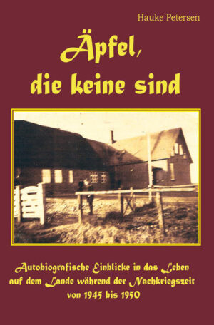 Der 1943 in dem nordfriesischen Niebüll geborene Autor gibt in seinem Roman „Äpfel, die keine sind“ einen autobiographischen Einblick in das Leben auf dem Lande während der Nachkriegszeit von 1945 bis 1950. Dabei setzt sich die Handlung aus zwei Teilen zusammen. Was der Autor im ersten Teil über die Zeit von 1943 bis 1946 in Niebüll erzählt, haben ihm natürlich seine Eltern mitgeteilt. Deshalb hat er diesen Teil in der dritten Person geschrieben. Die Zeit von 1946 bis 1950, in der der Autor als Kind in dem kleinen Dorf Rodenäs lebt, hat sich dann in seinem Gedächtnis so festgesetzt, dass es ihm leichtfällt, über sie authentisch in der Ich-Form zu berichten. Dabei fügt der Autor beide Teile geschickt zu einer Romanhandlung zusammen, in der er im ersten Teil einfühlsam schildert, wie sein Vater nach sechs Jahren aus dem fürchterlichen Zweiten Weltkrieg nach Hause kommt und zum ersten Mal seinen inzwischen zwei Jahre alt gewordenen Sohn sieht. Gebannt verfolgt der Leser dann, wie Vater und Sohn Schritt für Schritt zueinander finden. Als der Vater sich wieder im alltäglichen Leben zurechtfindet, nimmt er als Lehrer eine Schulstelle an der zweiklassigen Dorfschule in Rodenäs an, wohin die Familie dann zieht. So erlebt der Autor dort die Not Nachkriegsjahre.