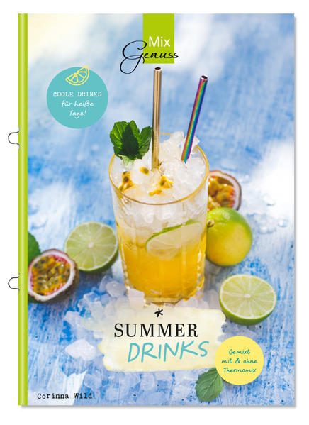 Unsere neuen Rezepte für fruchtig-spritzige Limonaden, leckere Cocktails, cremige Milchshakes oder eiskalte Slushies sorgen für die ultimative Abkühlung an heißen Sommertagen. Mit einfachen Zutaten und Hilfe Ihres Thermomix zaubern Sie im Nu die leckersten Drinks für Freunde und Familie! Mit oder ohne Alkohol - wir haben bei allen Rezepten immer eine passende Variante vermerkt. Freuen Sie sich auf viele neue trendige Drinks für diesen Sommer! - Über 40 Rezepte - mit und ohne Thermomix gemixt - jedes Rezept mit Bild und Varianten