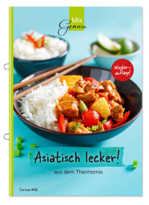 Jetzt wird's asiatisch lecker! Jedes Mal, wenn es beim Asiaten wieder total lecker geschmeckt hat, fragt man sich: Kann ich das auch so hinbekommen? Mit dieser Rezeptsammlung gelingt es Ihnen spielend. Was oft sehr exotisch und kompliziert aussieht, ist mithilfe Ihres Thermomix einfacher als gedacht. Viele außergewöhnliche Zutaten sind nicht nötig. Wir haben versucht uns auf wenige asiatische Grundzutaten zu beschränken. Entdecken Sie die Vielfalt der asiatischen Küche und legen Sie gleich los!