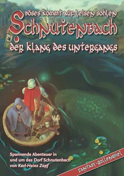Grimmer die Glocken nie klangen! Ein schweres Erdbeben erschüttert das kleine Dorf Schnutenbach. Doch dies ist leider erst der Beginn eine ganzen Reihe unheimlicher Ereignisse, die bereits vor vielen Jahrhunderten ihren Anfang nahmen und nun aus den lichtlosen Tiefen des kalten Gesteins erneut das Licht des Tages erblicken! Was hat es mit den seltsamen, lockenden Klängen auf sich, die jede Nacht aus dem Riesenjoch-Gebirge erschallen? Warum verschwinden immer mehr Dorfbewohner? Und kann der mächtige Fluch einer finsteren Reliquie der Dunkelzwerg-Göttin Uraschkigal gebrochen werden? Dieses spannende Abenteuer führt die SpielerInnen zurück in eine längst vergessene Zeit, um eine sehr aktuelle Bedrohung auszuschalten. Dabei werden sie mit grausamen Schrecken der Vergangenheit konfrontiert, die besser auf ewig im Dunkel geblieben wären ... Unzählige düstere Geheimnisse, unermessliche Schätze sowie unglaubliche Sagen und Legenden warten hier - am Rande der bekannten Welt - nur darauf, entdeckt zu werden. Dieses universelle Rollenspiel-Abenteuer beinhaltet: Ein spannendes Szenario um eine verfluchte Reliquie und die dramatischen Gefahren, die damit verbunden sind. Ausführliche Beschreibungen aller vorkommenden Charaktere sowie Kreaturen mit stimmungsvollem Porträt. Zwei komplett ausgearbeitete unterirdische Höhlenkomplexe samt detaillierten Karten. Erhellende Informationen zu zwei bösen Völkern, die in der Finsternis lauern.