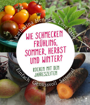 Knackig frisch - süß und saftig - vollmundig - deftig und herzhaft. So können Frühling, Sommer, Herbst und Winter schmecken. Die Biologinnen und Köchinnen Katharina Henne & Lore Otto rufen dies mit ihren Rezepten in Erinnerung. Saisonales Kochen wirkt gegen kulinarisches Einerlei. Und es sorgt für eine Verbindung mit den zeitlichen Rhythmen von Natur und auch Mensch.