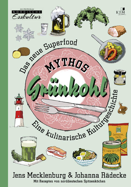 Grünkohl ist eine Pflanze mit viel kulinarischem Potenzial und ein Gericht mit langer Geschichte. Wie geschaffen für Jens Mecklenburgs ›Kulinarische Kulturgeschichten‹. Früher sicherte das Wintergemüse Menschen und Tieren das Überleben. Hildegard von Bingen empfahl den grünen Kohl als vitalisierendes Gemüse, das die Stimmung verbessert. Von allen Kohlsorten hat er den höchsten Gehalt an Kalzium und Eiweiß. Magnesium, Kalium, Eisen, Betakarotin, Vitamin C und Vitamin E vervollständigen den hohen Nährwert. Mit diesem Gehalt an Biostoffen ist Grünkohl ein norddeutsches Superfood. Grünkohl ist Grundlage deftiger Winteressen und Winterfeste von Oldenburg und Bremen über Hamburg bis hoch zu den nordfriesischen Inseln und nach Westfalen. Noch heute streiten sich die Städte Bremen und Oldenburg darum, wessen Spezialität der Grünkohl denn nun sei. Die längste Tradition können die Bremer nachweisen, die seit 1545 ein öffentliches Grünkohlessen zelebrieren. Last but not least: Grünkohlfahrten! Sind sie nicht der Karneval des Nordens? Jens Mecklenburg stellt Rezepte norddeutscher Regionen vor und präsentiert moderne, zeitgemäße Varianten, an denen sich auch Hipster und Genießer erwärmen können: Von Grünkohl-Chips über Grünkohlsalat mit Ziegenkäse bis zu Tempura mit Grünkohl und Krabben. Das Buch stellt besonders schmackhafte Sorten wie Lerchenzunge, Ostfriesische Palme und Lippischen Braunkohl vor, gibt Tipps für den Umgang in der Küche - und namhafte Köchinnen und Köche aus dem Norden verraten ihre Lieblingsrezepte. Die Vielfalt der Zubereitungs- und Geschmacksmöglichkeiten ist beeindruckend. Sie reichen vom klassischen Holsteiner Grünkohleintopf mit deftiger Fleischeinlage über das knackige Wok-Gemüse bis zum Knusper-Grünkohl in einer Power-Bowl. Sogar in Kuchen und Eis macht Grünkohl bella figura!