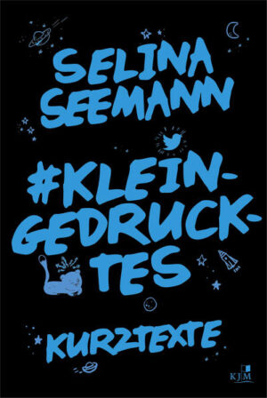 »Ich wohne im Internet! Twitter nutze ich als eine Art Notizbuch, und jetzt wollte ich die Ideen mal irgendwo sammeln, wo sie nicht wieder wegkönnen. Ich bin Fan von Pop-Kultur und Lyrik und kann beides in diesem Buch vereinen. Mein Verleger (hehe) hat mich gefragt, was ich beruflich mache, und das ist eigentlich genau das: Ich habe rund um die Uhr Gedanken und schreibe sie auf. Ab und zu ist ein guter dabei, manchmal passieren Gedichte.« Selina Seemanns Texte sind sehnsüchtig und kraftvoll, komisch und provokant. Sind Selbstspiegelung und Spiegel aktueller Welt. In #kleingedrucktes hat sie Twittertexte aus mehreren Jahren zusammengetragen und geordnet. Von 8:08 bis 7:30 Uhr am nächsten Tag. Jeder Stunde fügt sie ein kurzes Gedicht hinzu: »25 statt 24, wegen der Zeitumstellung.« Wegen der Zeitumstellung? - Die Illustrationen stammen von Gregor Hinz.