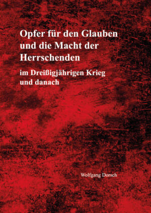 Die Neigung zur Gewalt ist eine Besonderheit des Menschen und glücklicherweise nimmt sie insgesamt seit Jahrzehnten auf der Welt ab. Beschrieben wird im Buch wie ab dem 15. Jahrhundert auf dem europäischen Kontinent über den Dreißigjährigen Krieg hinweg die Macht der Herrschenden durch Grausamkeiten, unzähligen Menschenopfern, Völkermorde, Folter und Verstümmelungen sowie Totschlag als Hauptmittel der Konfliktbereinigung missbraucht wurde. Anfangs war das Motiv der Kampf um den Glauben, doch später ging es nur noch um den Machterhalt und um Gebietserweiterungen. Diese gefühllose unbarmherzige Gesinnung einiger Despoten fügten mit ihrer Willkürherrschaft den Menschen auch über das 19. und 20. Jahrhundert hinweg bis in die heutige Zeit seelisch-körperlich Qualen zu. In Geschichtsunterlagen wurde recherchiert, um das Thema zusammenfassend schildern zu können.