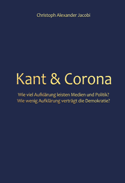 Die Demokratie befördert ständig den Prozess der Aufklärung.“ Karl Jaspers Bedeutet also weniger Aufklärung, weniger Demokratie? Und wie wenig Aufklärung verträgt die Demokratie? Am Beispiel des politisch-medialen Agierens zur Corona-Situation wird versucht, ein Bild der Aufklärung zu zeichnen, wie sie sich in die heutigen Strukturen der Massenmedien und des Lebens einfügt. Die modernen Medien spielen für die Aufklärung neben den herkömmlichen danach eine entscheidende Rolle. Denn diese erweitern unser Bild von der Welt auf der Grundlage von Kritik und konträren Meinungen nach Einschätzung des Autors mehr, als es die herkömmlichen Medien derzeit zu leisten vermögen. Das Fehlen einer Aufklärung über die grundlegenden gesellschaftlichen Probleme anhand kritischer Quellen wirkt erst über die Zeit der Jahrzehnte hinweg. Die Aufklärung ist die Grundlage und der Boden der Demokratie, der zu erodieren droht, wenn der einzelne Mensch aufhört, sich konträr zu informieren.